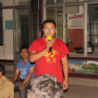 【君子文化】晏城街道朱君村舉行煥云國(guó)學(xué)講座，高煥云老師為村民講解“朱君人格言”